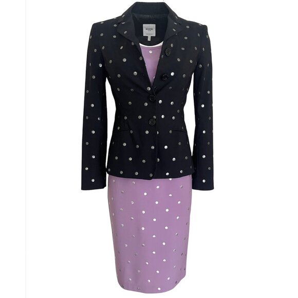 Moschino Metal Polka Dots Dress and jacket Set - Picture 6 of 17